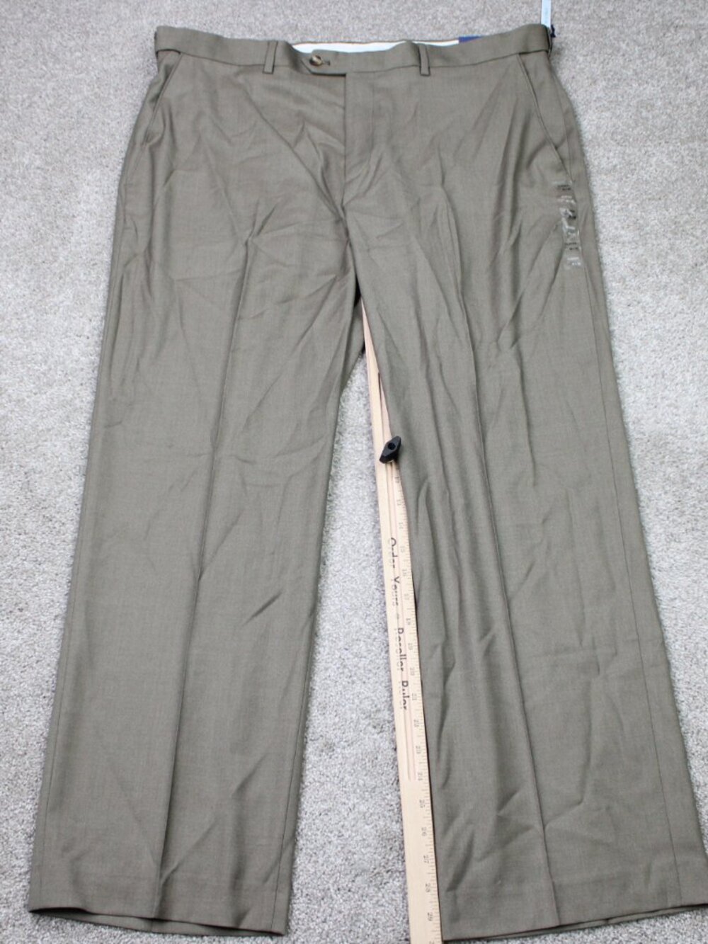 Croft & Barrow Pants NWT Mens 40x30 Brown True Comfort 4 Way Stretch Classic Fit - Picture 2 of 15